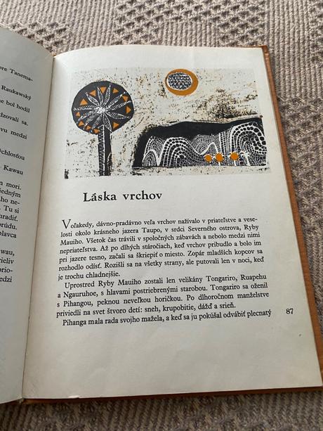 Stará kniha obrova stupaj maorijské rozprávky 1965,
