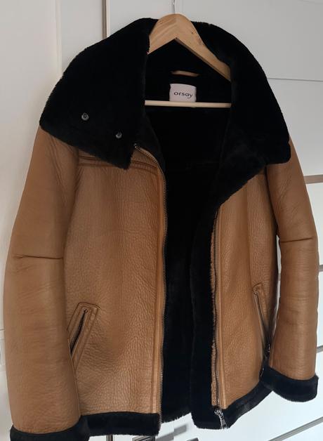 Kožušiková biker bunda orsay veľ. s, orsay,s