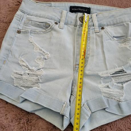 Xs sortky potrhane, aeropostale,xs