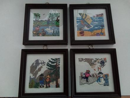 Ročné obdobia-obrazy,