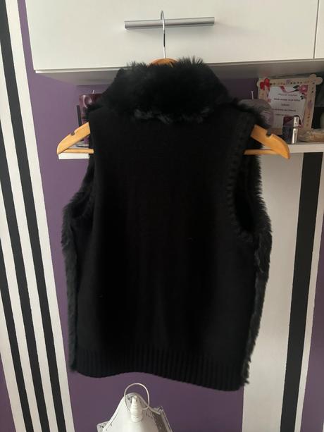 Kožušinová vesta, s