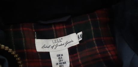 Tmavomodrá parka h&m, h&m,34