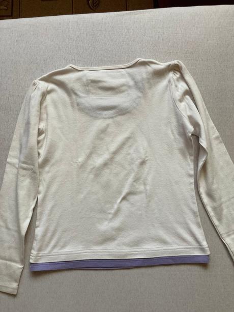 Dievčenské tričko s dl.ruk. s dievčatkom, 134