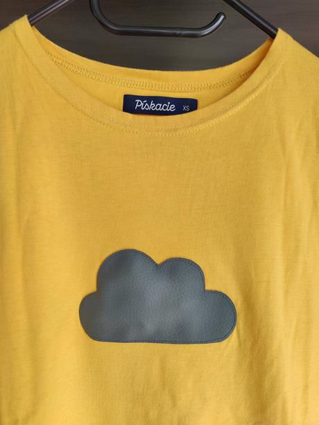 Oversized tričkové šaty pískacie, xs