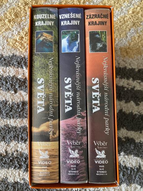 3 x vhs nejkrásnější národní parky světa, 