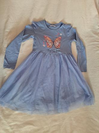 Modré šaty, sinsay,140