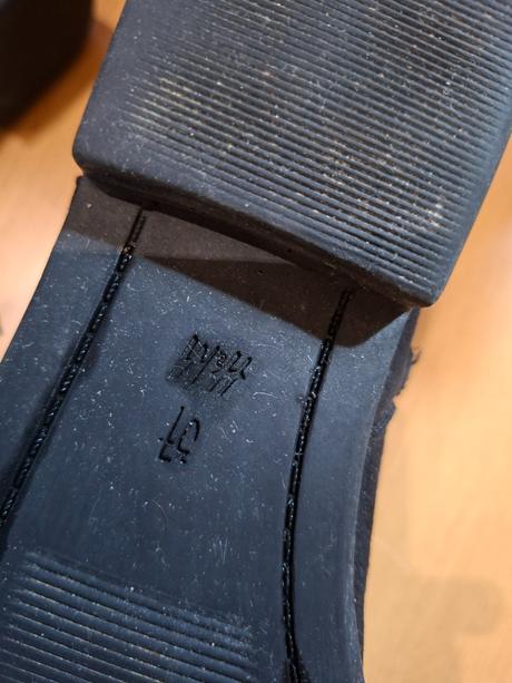 Členkové semišove topánky (veľkosť 37), h&m,37