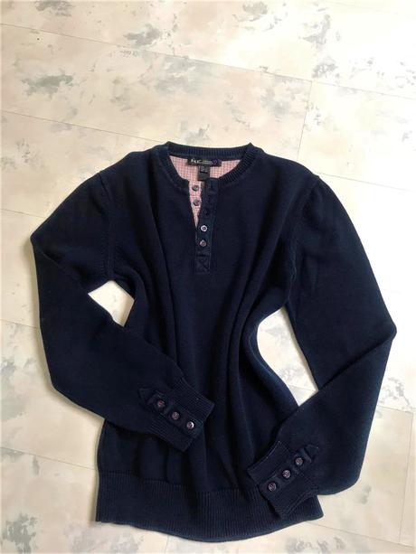 Bavlnený pulóver, mango,s