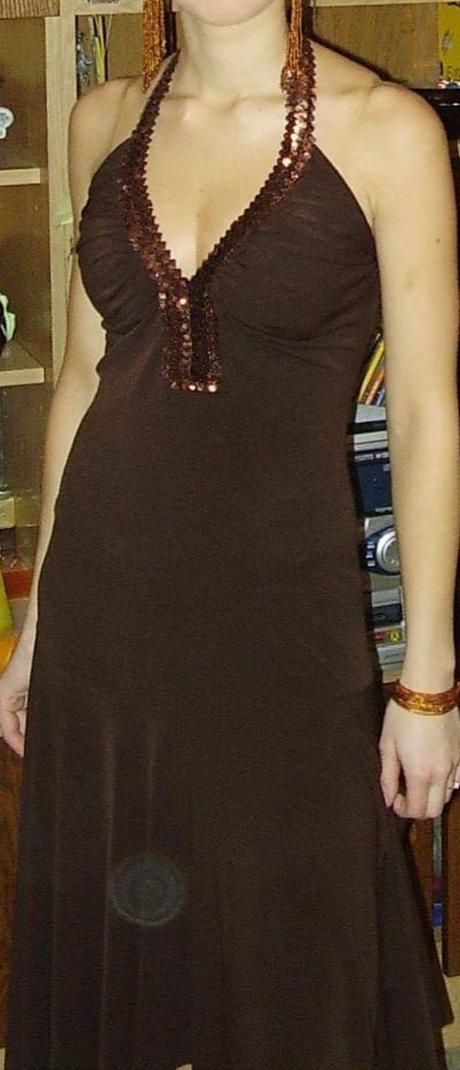 Prilezitostne saty s flitrami, s