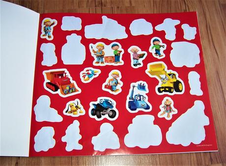 Staviteľ bob-plagáty na vymaľovanie+samolepky, 