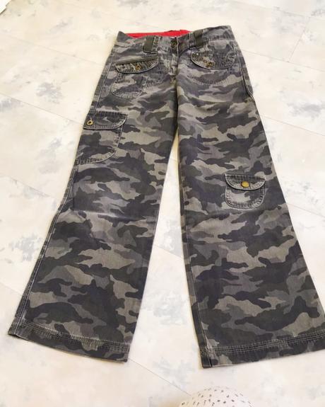 Rozšírené kvalitné maskáče 128/134, george,128