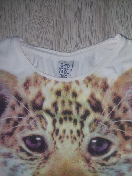 Zara kids - tricko s macickou, zara,128