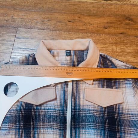 Károvaná mikino-bundička, 38