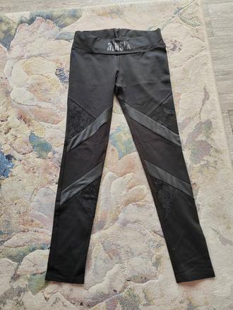 Damske legíny rensix s čipkou, m