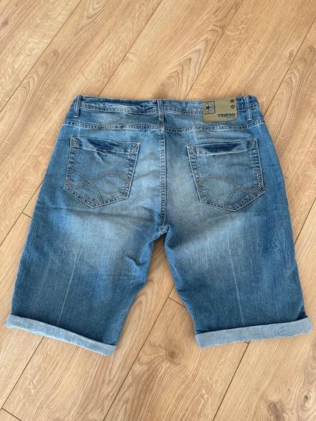 Jeansové šortky, terranova,50