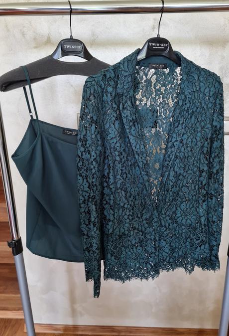 Twinset krajkovane sako - pc 322 eur, twinset,l
