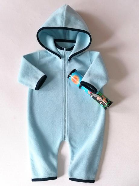 Baby world - praktický flícový overal, 62