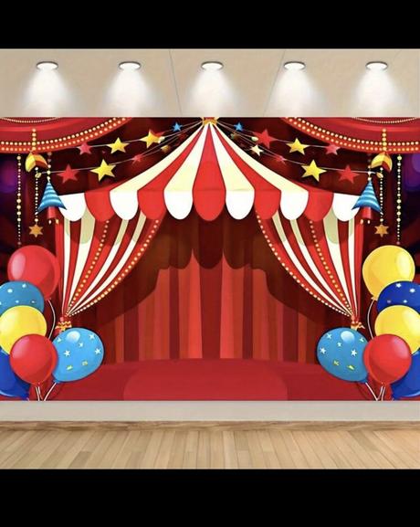 Dekorácie na karneval- detskú oslavu- cirkus,