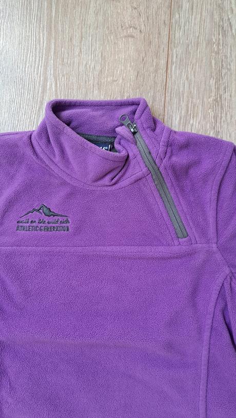 Fialová fleecová mikina, crivit,134