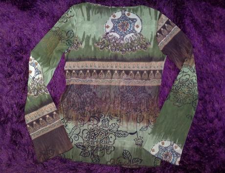 Zelenohnedá tunika v etno stýle, 34