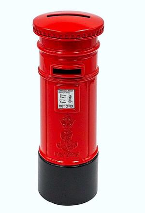 London post box pokladnička,