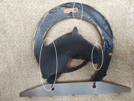 Dekorácia - vešiak s koňom, 