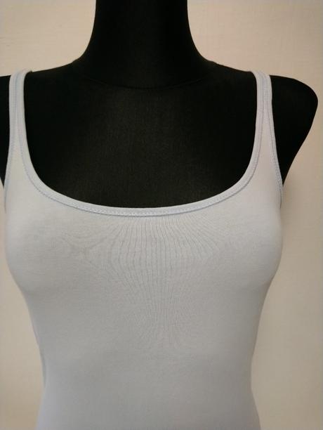 Dámsky elastický svetlo modrý top, xs, xs