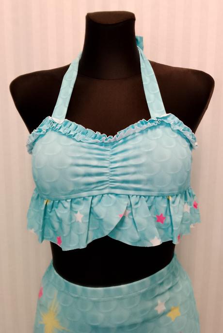 3 set plavecký morská víla s hviezdičkami, 150 cm, 152