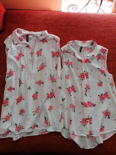 Mama+dcéra blúzky xl+152, xl