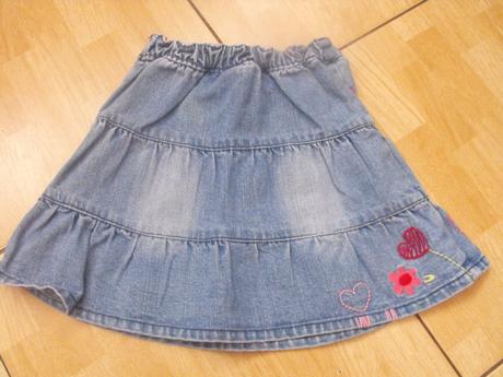 Džínsová volánová suknička ladybird, ladybird,86