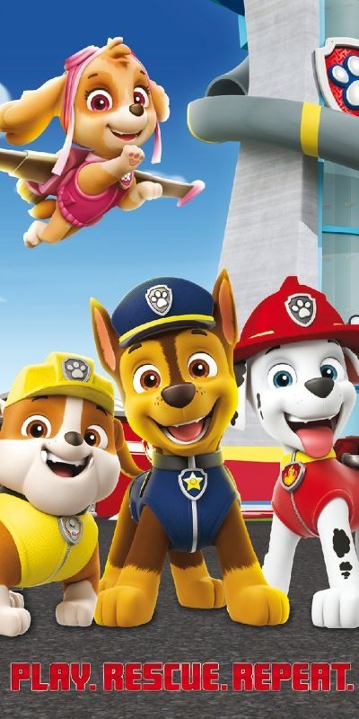 Osuška paw patrol rescue 70/140,