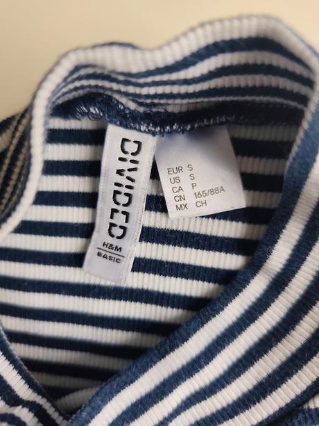 Dievčenský crop top, h&m,164