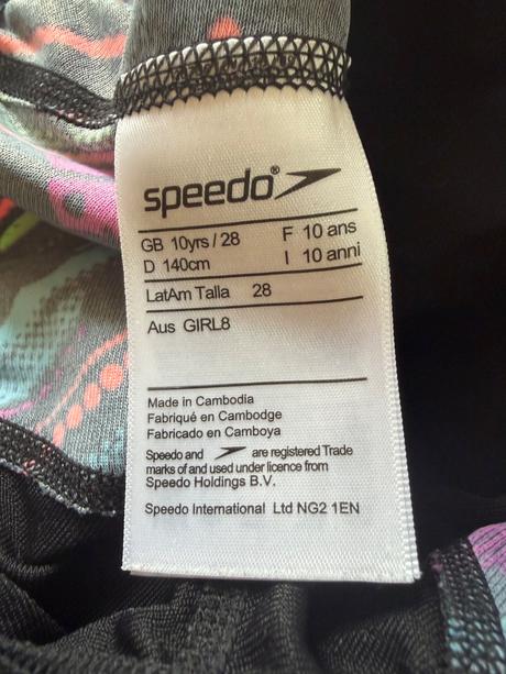 Dievčenské pretekárske plavky, speedo,140