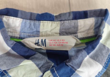 Predám chlapčenskú košeľu, h&m,140
