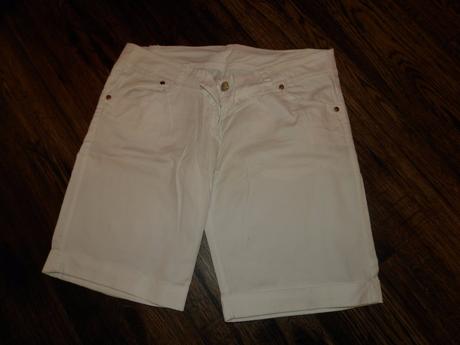 Biele šortky m/l, m