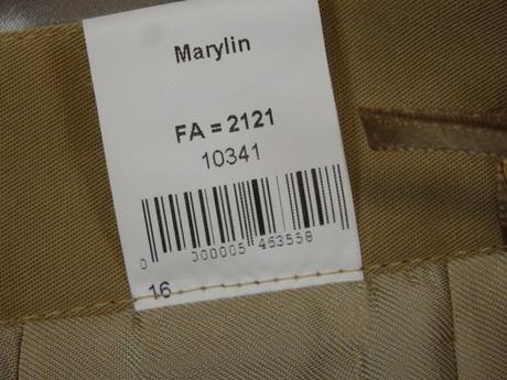 Luxusná béžová sukňa, 40