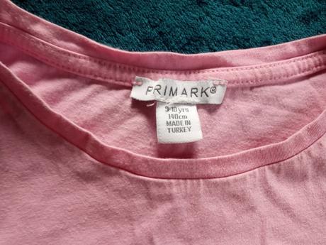 Dievčenské tričko flitrové jednorožce, č. 140, primark,140