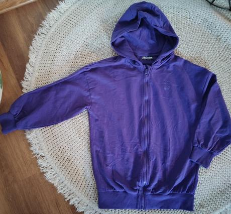 Fialová mikina na zips, pepco,134