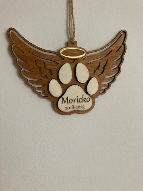 Vianočne personalizovane ozdobky drevo/plexisklo,