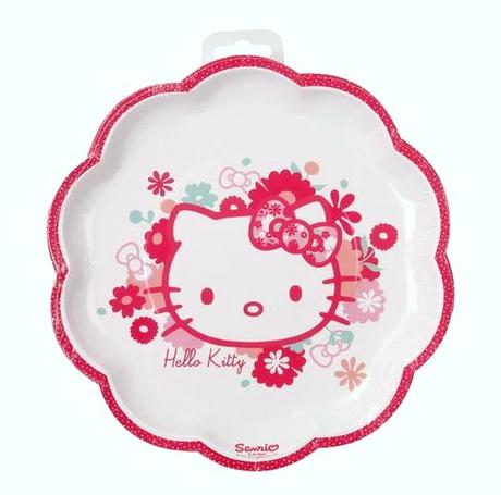 Hello kitty - párty tanieriky,