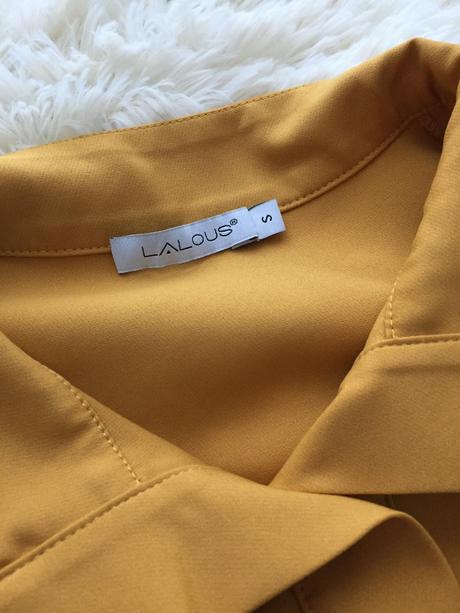 Horčicové šaty, s