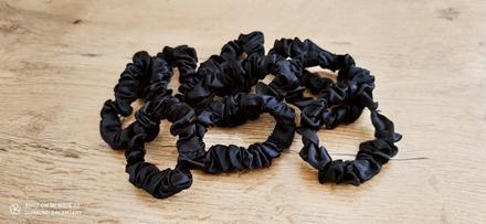Gumička na vlasy - čierna, 
