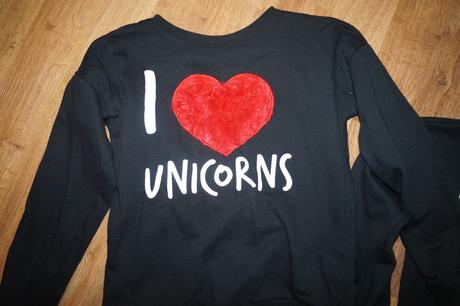 2 mikiny i love unicorn-cena spolu, takko,158