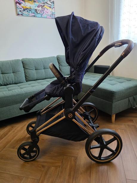 Cybex priam 3 rose gold indigo blue, cybex,cybex priam 3