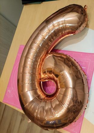 Veľký balón číslica 6 alebo 9, 