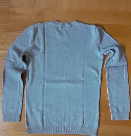 Šedý chlapčenský pulover united colors of benetton, 152