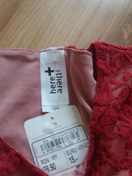 Dievčenské šaty c&a č.134, c&a,134