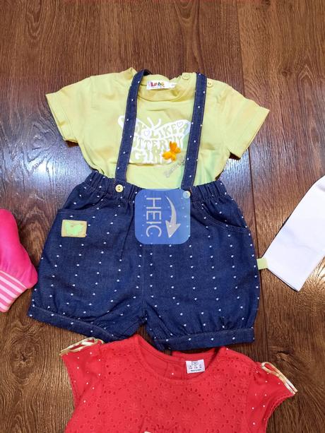 4x komplety, 2x šaty pre dievčatko (veľ.74), john lewis,74