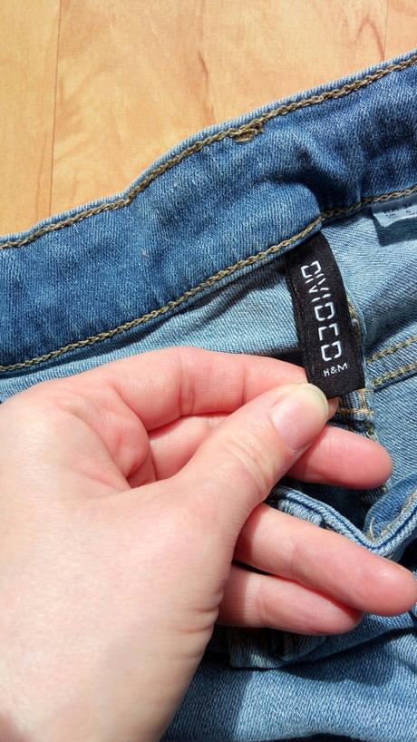 Riflové kraťasy, h&m,128