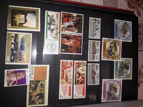 Album s filat. znamkami,